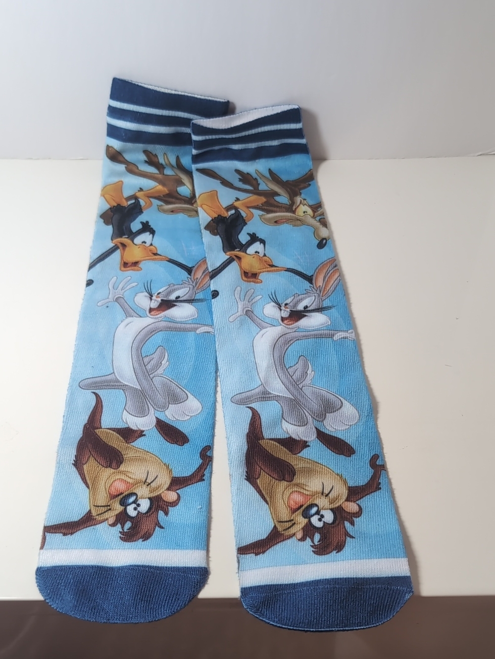 Looney Tunes Character Crew Socks - Sky Blue